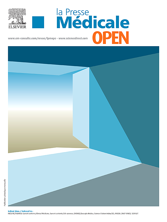 Go to journal home page - La Presse Médicale Open